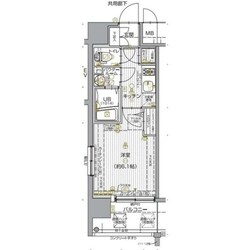 エスリード南森町の物件間取画像